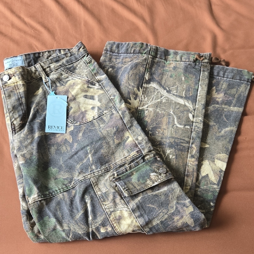 Revice Amelia Oakland Low Rise Cargo Pants